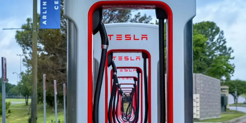 A DC fast charger at a Karachi fuel station