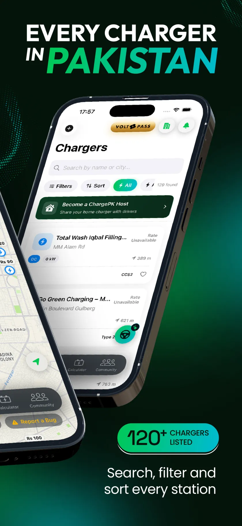 ChargePK — every charger in Pakistan: search, filter and sort every station