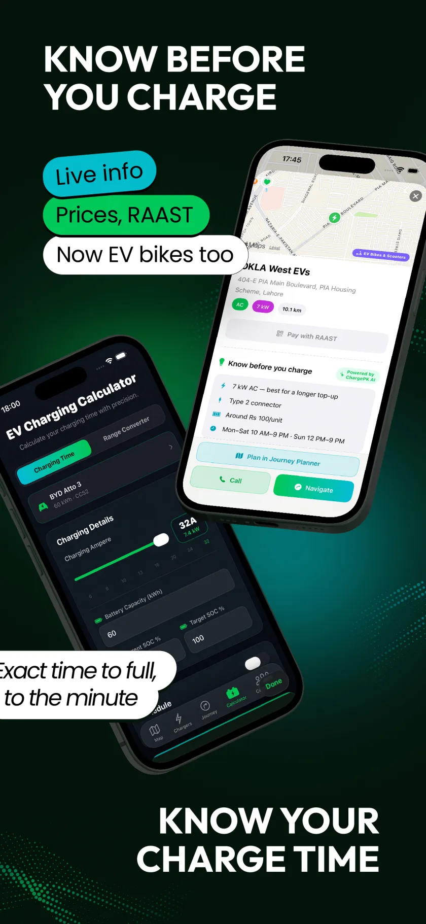 ChargePK — know before you charge: live info, prices, RAAST and exact charge time