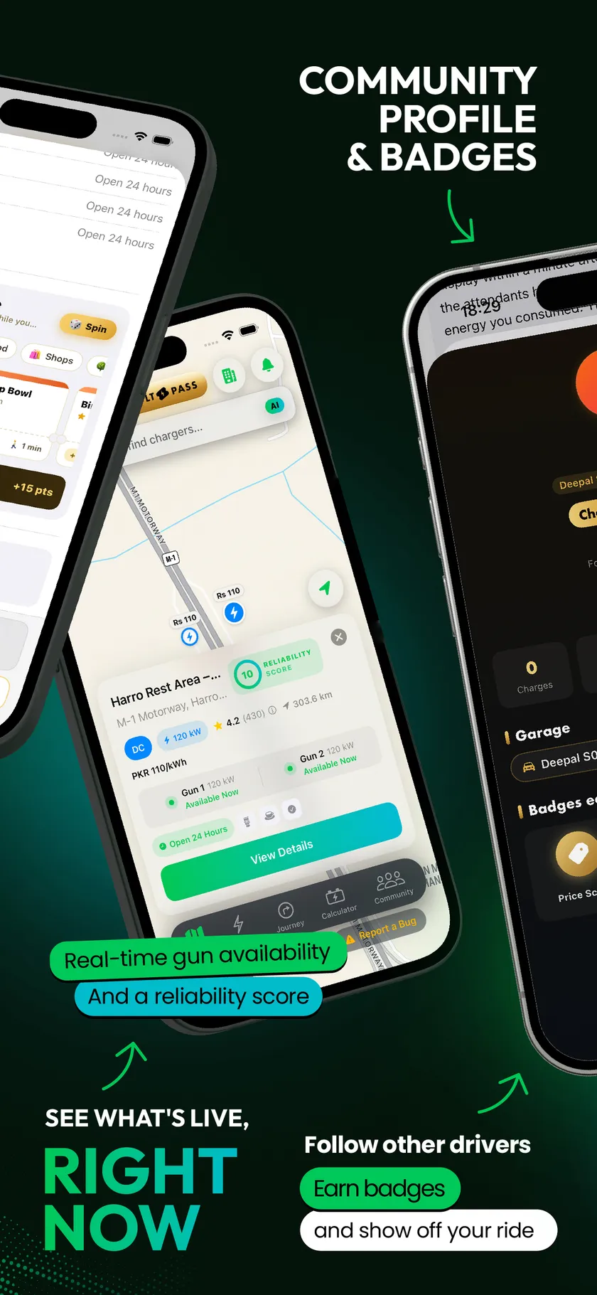 ChargePK — Check in and log a charge to tell drivers you are here
