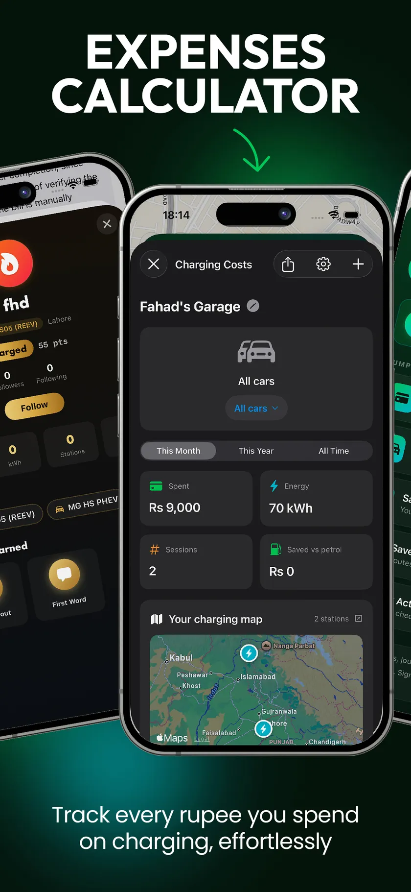 ChargePK — Expenses calculator: track every rupee you spend on charging