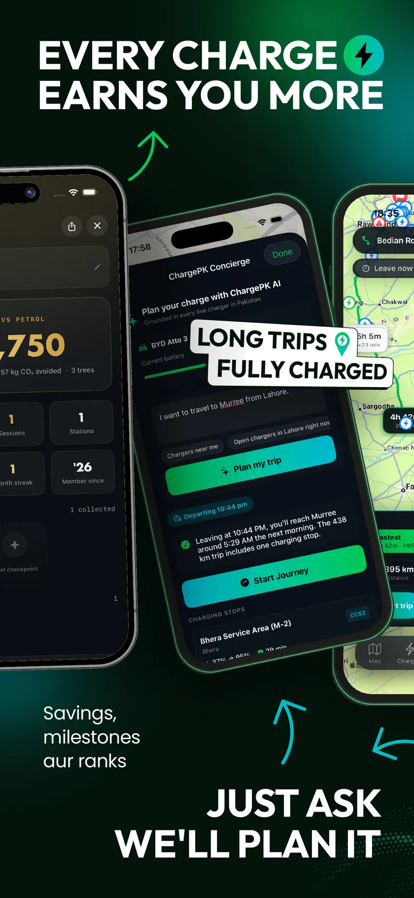 ChargePK — ChargePK Concierge plans long trips fully charged: just ask